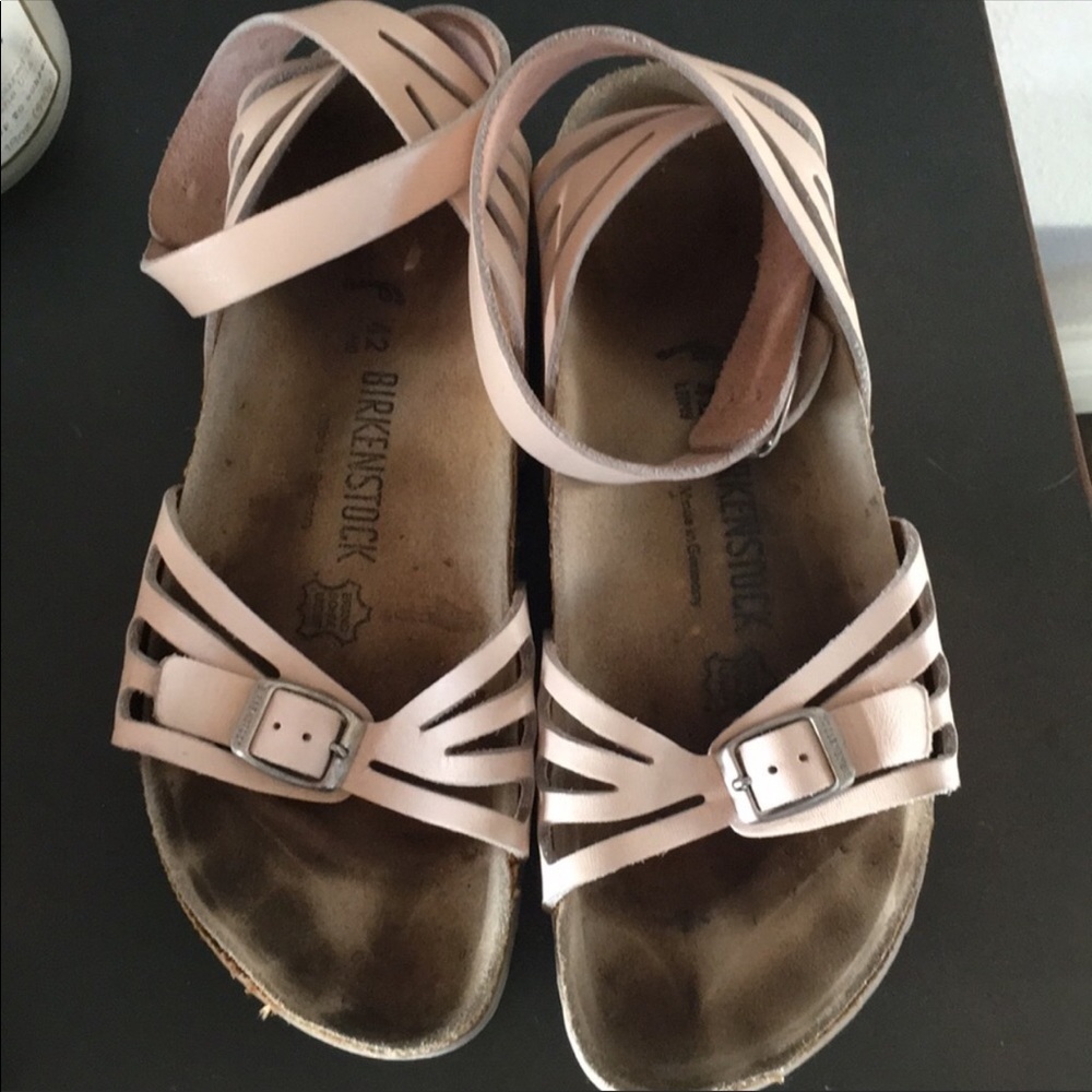 Light pink Birkenstock sandals